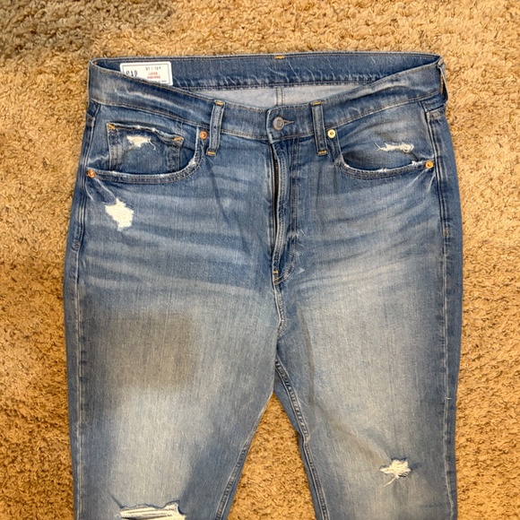 Gap Loose High Rise Jeans Blue Women's 31/12s - Picture 4 of 11